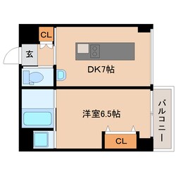 王寺駅 徒歩7分 2階の物件間取画像